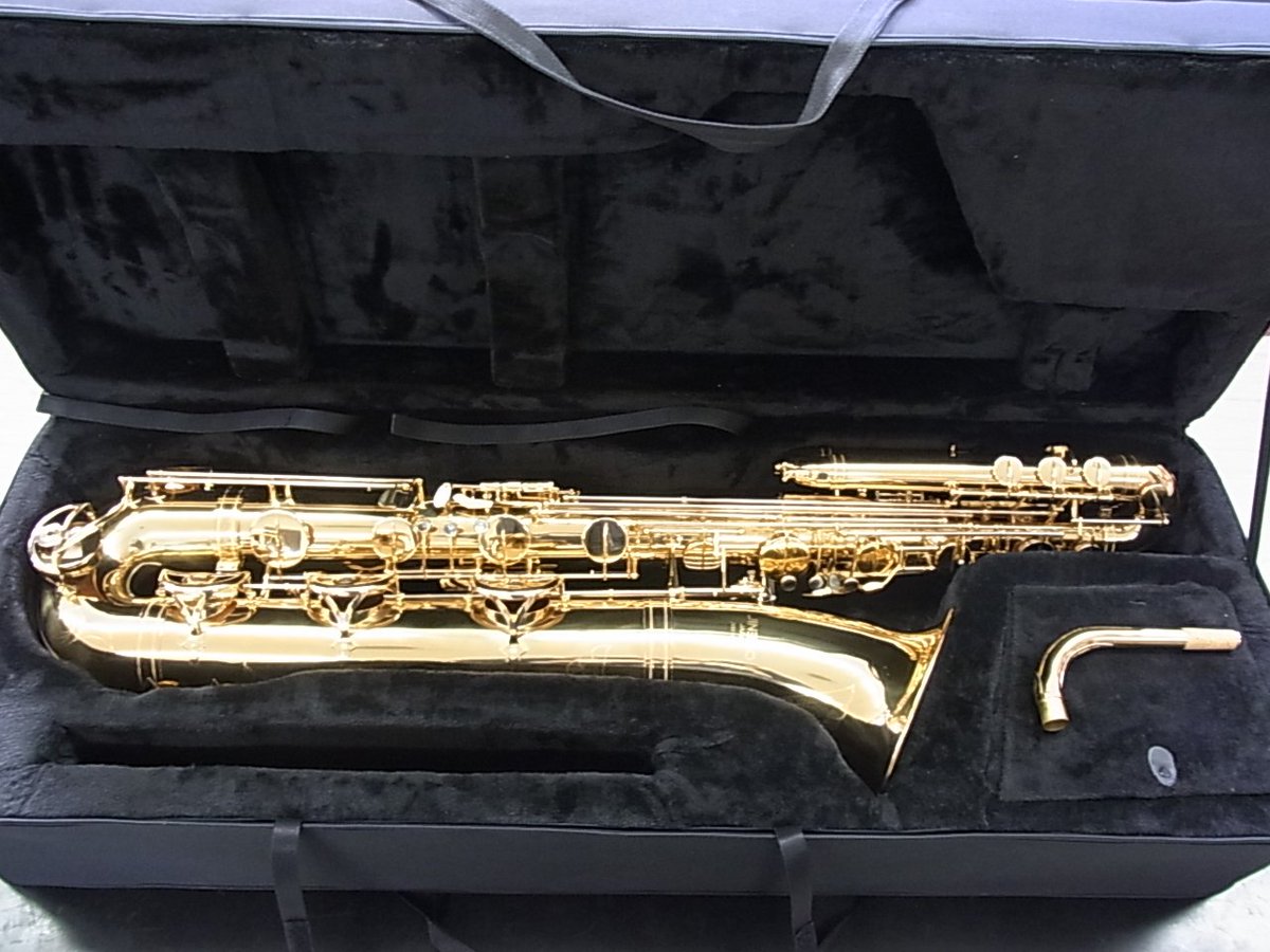現在、山形県の管楽器工房Brass様に弊社バスサックスを展示して 