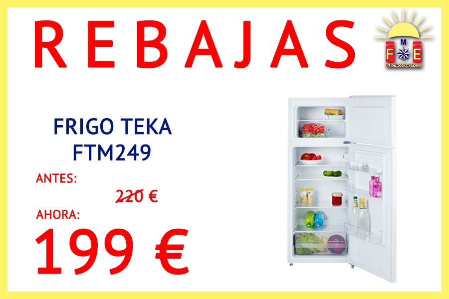 FactoryElectrod's tweet image. ¡Este #frigorífico está regalado de precio! ¡No te pierdas las #rebajas de #Factory del #Electrodoméstico #Lowcost en #Sevilla! ¡De locos!