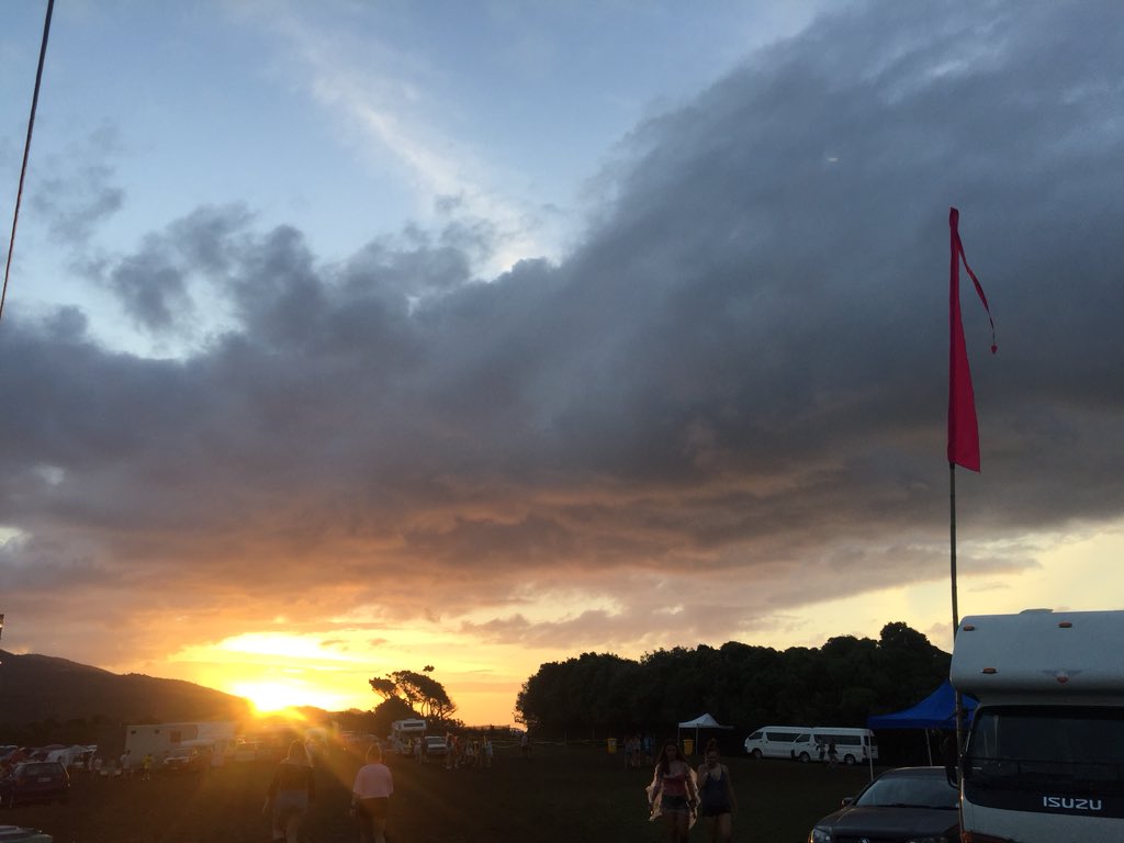 Amazing sunset day one <a href="/soundsplashnz/">SoundsplashNZ</a>