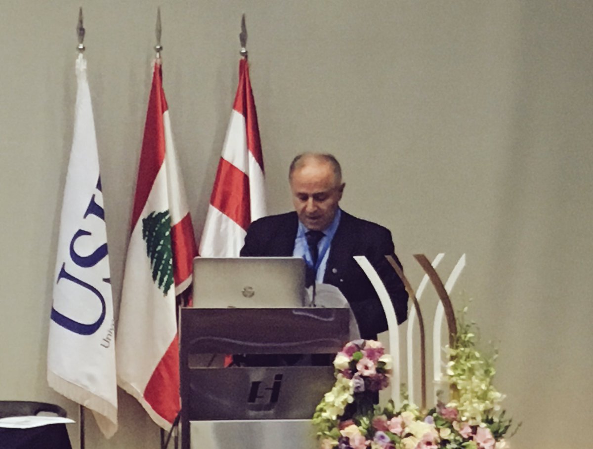 USJLiban's tweet photo. “We shall work together and, together, we shall succeed.” Pr Salim Daccache #RecteurUSJ
#USJ_AUB https://t.co/eC4lrvVtGa