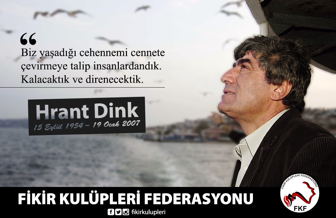 fikirkulupleri's tweet photo. #HrantDink'i katledilişinin 11.yılında saygıyla anıyoruz. #BuradayızAhparig https://t.co/mihLKx0gqJ