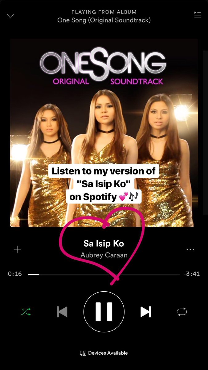 Itsmeaubreyc's tweet photo. Sa Isip Ko 🎶 Stream it on Spotify! 💕 https://t.co/ZM8wbtGjF0