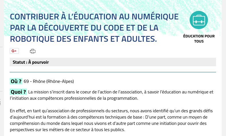 LesBricodeurs's tweet photo. Envie de participer à la découverte de la programmation par les jeunes et adultes ? On recrute des services civiques ! https://t.co/kmhlH80occ Merci de RT ! https://t.co/aEexkiL31k