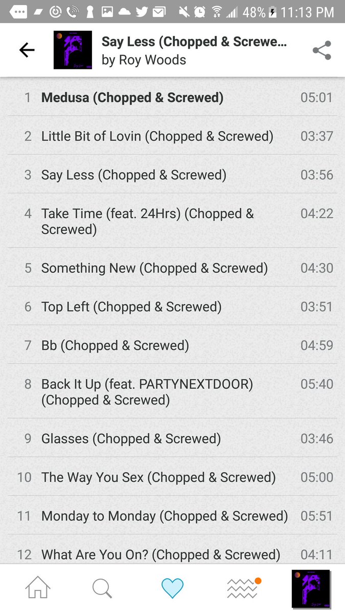 platoduque's tweet image. Shout out to @RoyWoods making them hits boy this album gets me through the day. #Medusa and #TakeTime my #FavoriteTracks