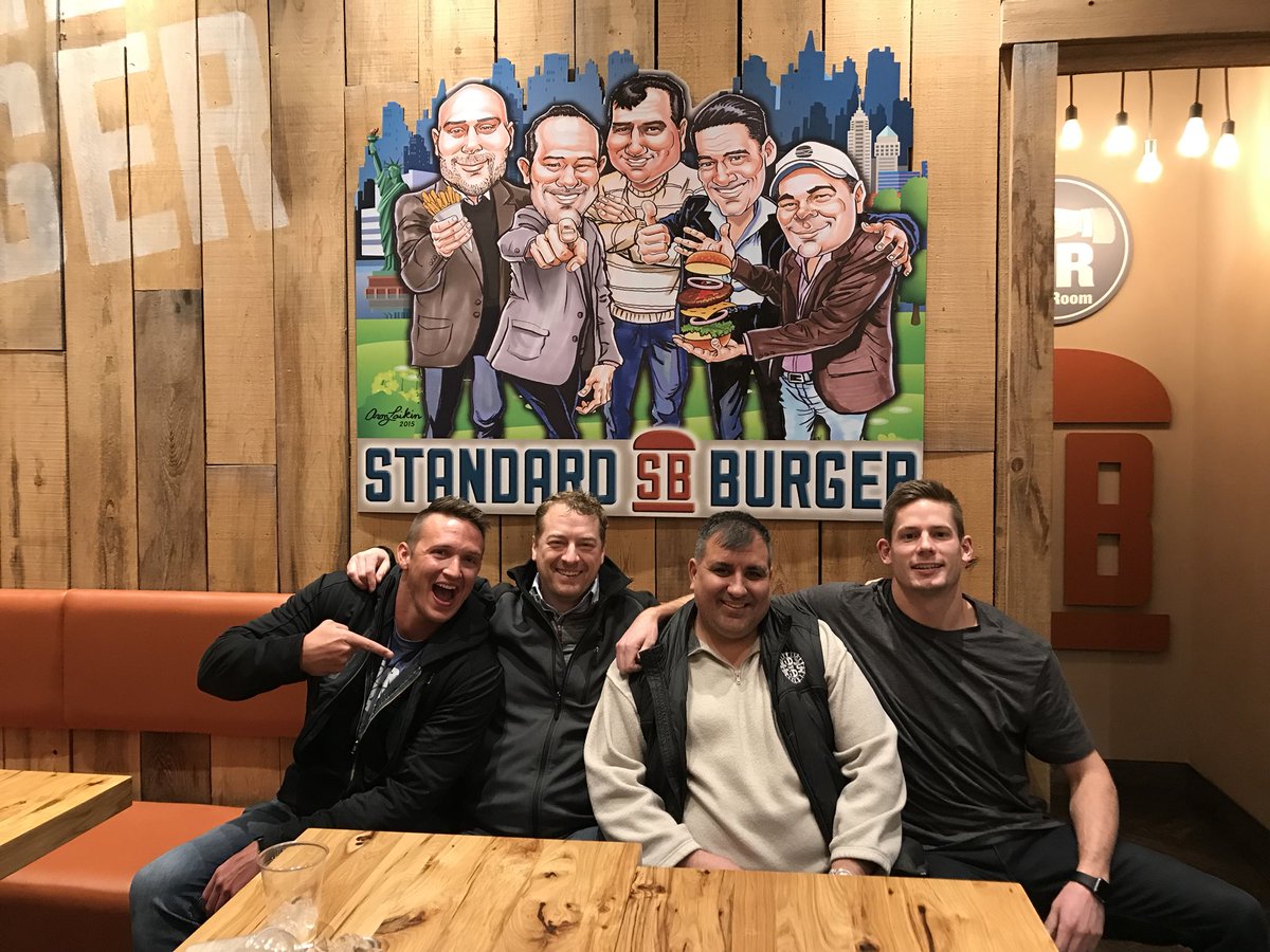 adamslukeg's tweet photo. Best burger EVAH!  Can’t help but go to @StandardBurger every time I go to New York!  Thanks @marcuslemonis for turning this place around and @toddbaslin for making our experience so memorable! https://t.co/EowNCxwlkK