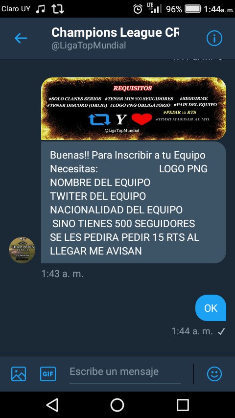 FuriaeSport_'s tweet photo. Otra Meta Mas Chicos Plz 

15Rts Y Entramos a la @LigaTopMundial 

en Menos De Un Dia plz https://t.co/K61xHNHNcR