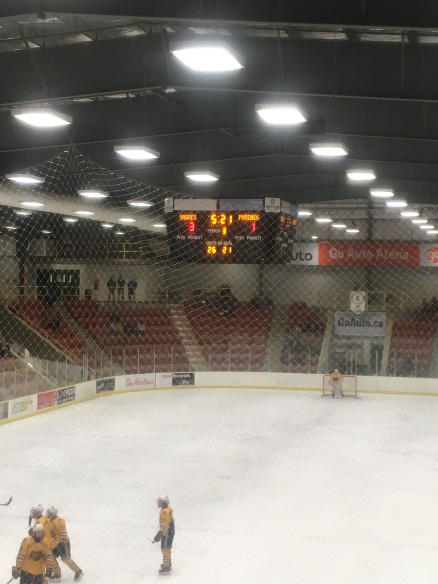Nice G by <a href="/JaxonDube/">Jaxon Dubé</a> gives the @SabresAAAHockey a 2 goal cushion late in 3rd. Atta boy Jax! <a href="/ActivePTWorks/">Active Physio Works</a> @JRMT2018