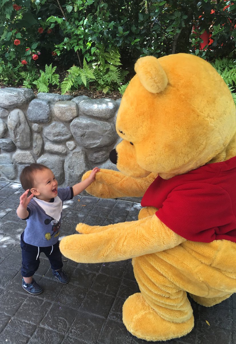 MissTasha's tweet photo. It’s always Winnie the Pooh day for our family! @DisneylandToday https://t.co/y9j4xOQZGz