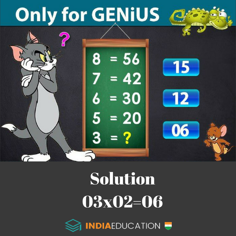 IndiaEducation_'s tweet image. Solution for the Quick Puzzle👇
#quickpuzzle #maths #Solution