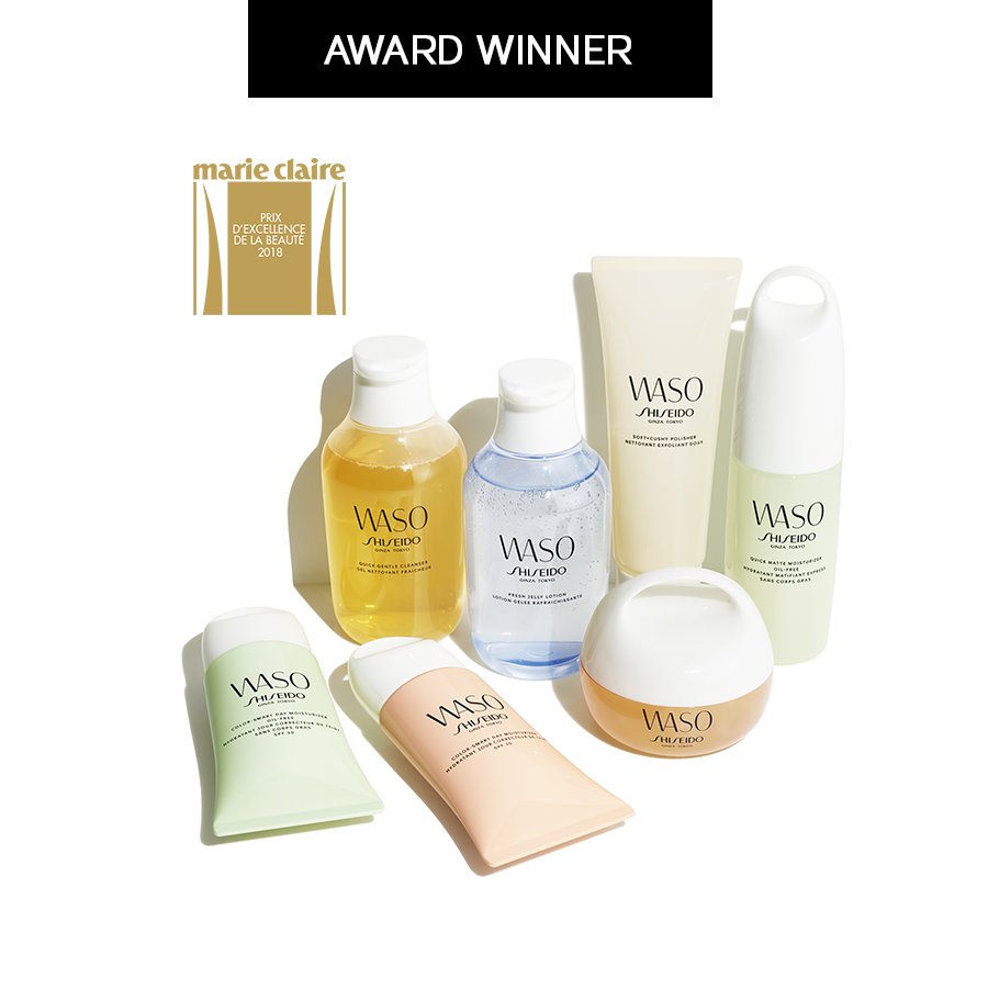 Yeni WASO serimiz Uluslararası Ödüllerden olan Marie Claire tarafından her sene düzenlenen Prix D'EXCELLENCE DE LA BAUTE ödülüne laik görüldü. Jüriyi baştan çıkaran bu serimizle siz de tanışmak ister misiniz? shiseido.com.tr/waso/