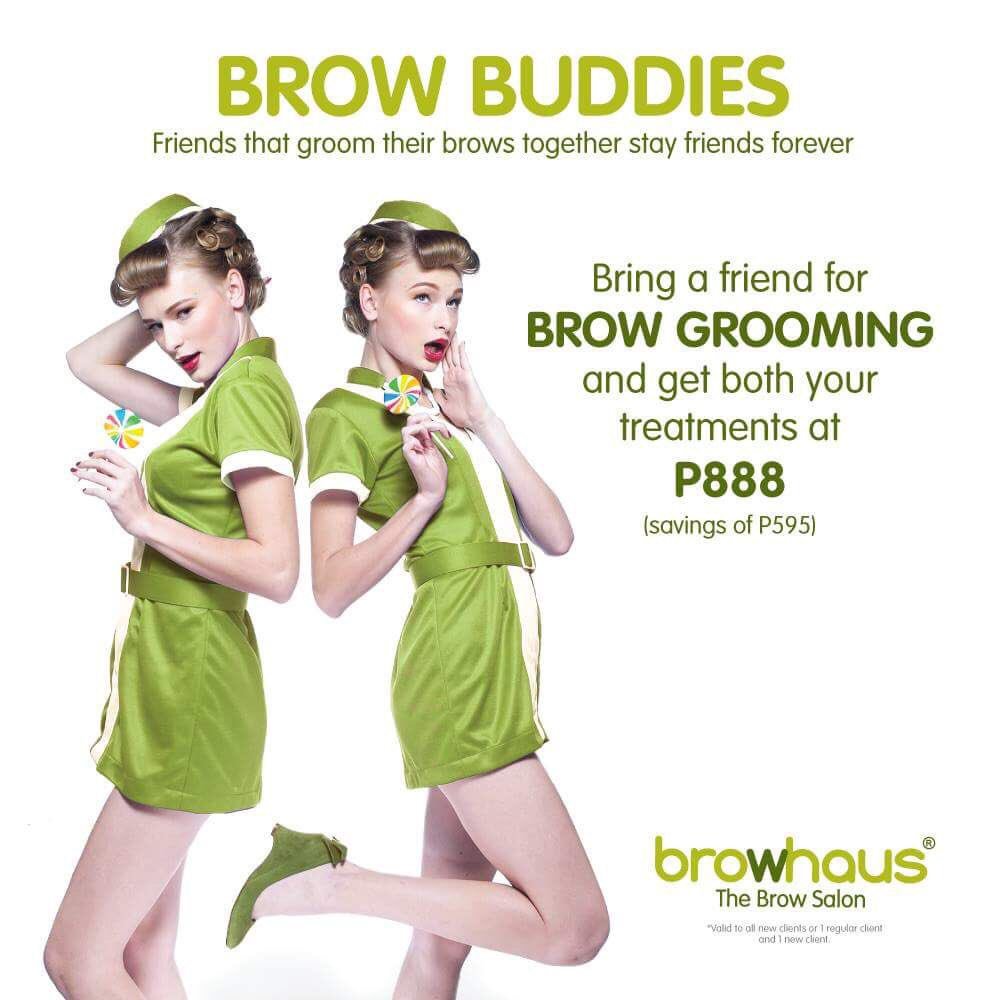 arissedsnts's tweet photo. Bring a friend promos c/o @StripManila @BrowhausManila 😍 Brow grooming for 2 at 888php and bz wax for only 1888php! 

Buddies should be a new client btw! 😊 Still, what a steal 👍 https://t.co/YZulDsk9cK