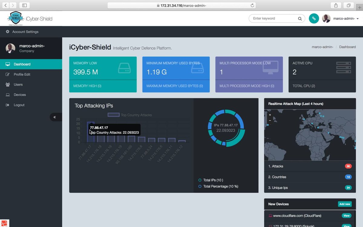 blockapt's tweet photo. Watch “iCyber-Shield Proactive Cyber Defence Platform - Dashboard” https://t.co/6Hsv3gBNgi | #CyberSecurity #CyberSWAT #AI @icybersecurity_ | iCyber-Security @Vimeo https://t.co/2D2JtpGfuu