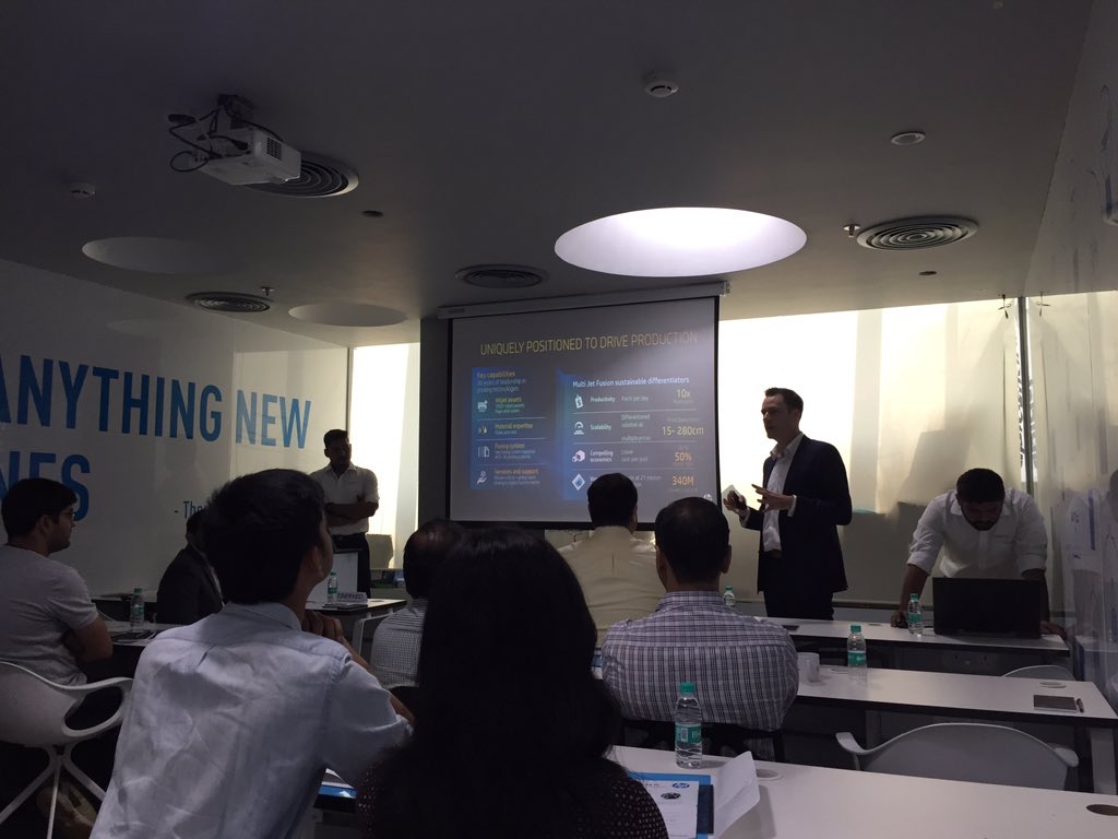 I3DPnetwork's tweet photo. @HP printer launch event at @Imaginarium_Ind. #NextLevel https://t.co/nFCt3yI3Fw