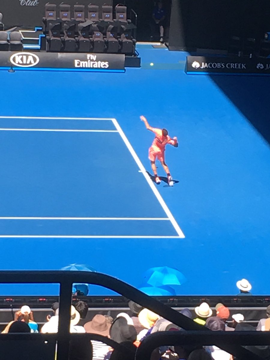MormesOrmes's tweet photo. #AustralianOpen2018#hotisoverated! https://t.co/rwYhg4QqL2