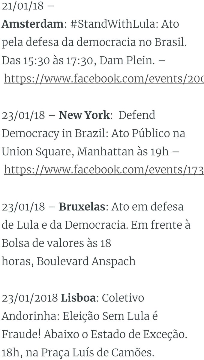 tweetsimc's tweet photo. Companheiros que estao na ativa em defesa de um #Brasil justo, participem dos Atos onde estiverem.
#LulaValeALuta #Bruxelles #FirstDates535 #Amsterdam #BrasilSemGlobo #Lisboa #Brussels https://t.co/s2AJFFzWHE