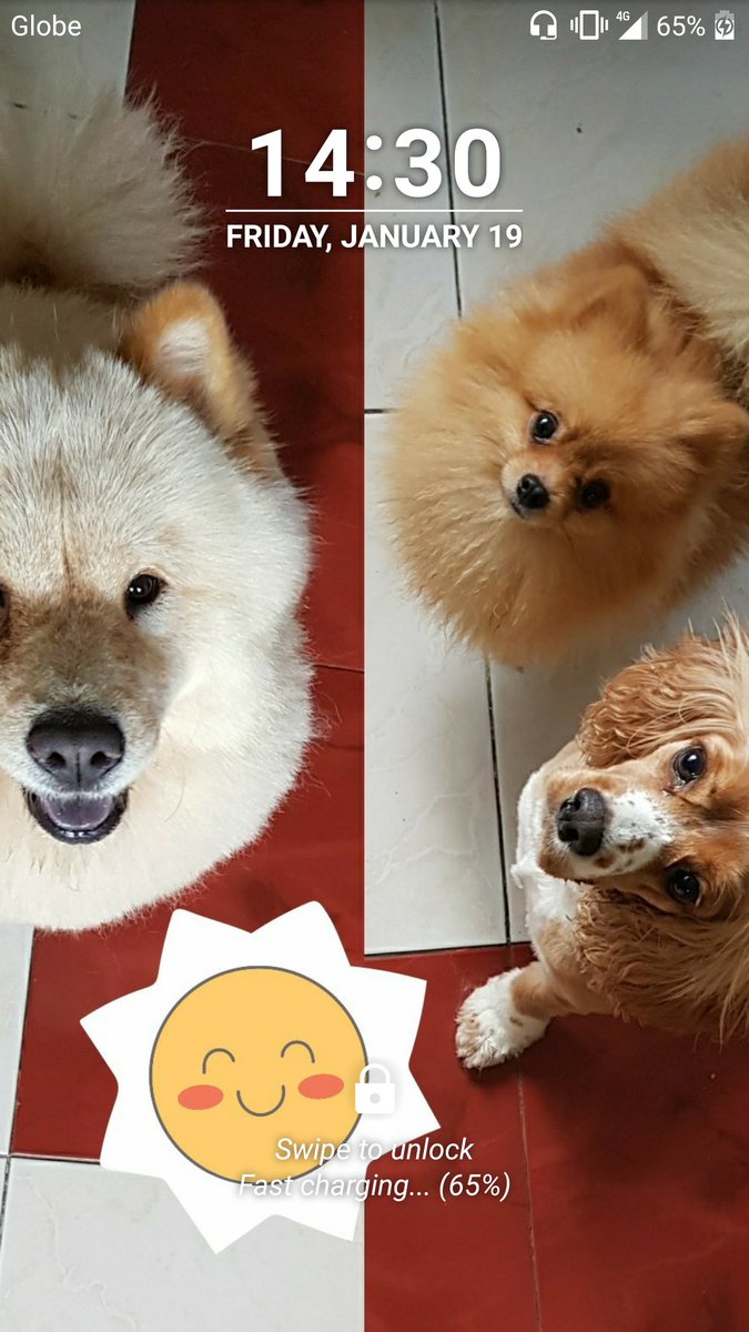 iamRemC's tweet image. lock screen 😍👍 #lablablab