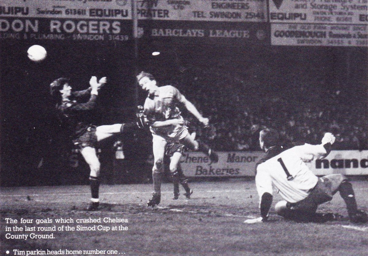 retroSTFC's tweet photo. #OTD 1988: #STFC beat First Division #Chelsea 4-0 in the #SimodCup Third Round. Goals from Tim Parkin, Steve White (2) and Jimmy Quinn sealing an emphatic victory against the blues. https://t.co/3CcRs59Vof