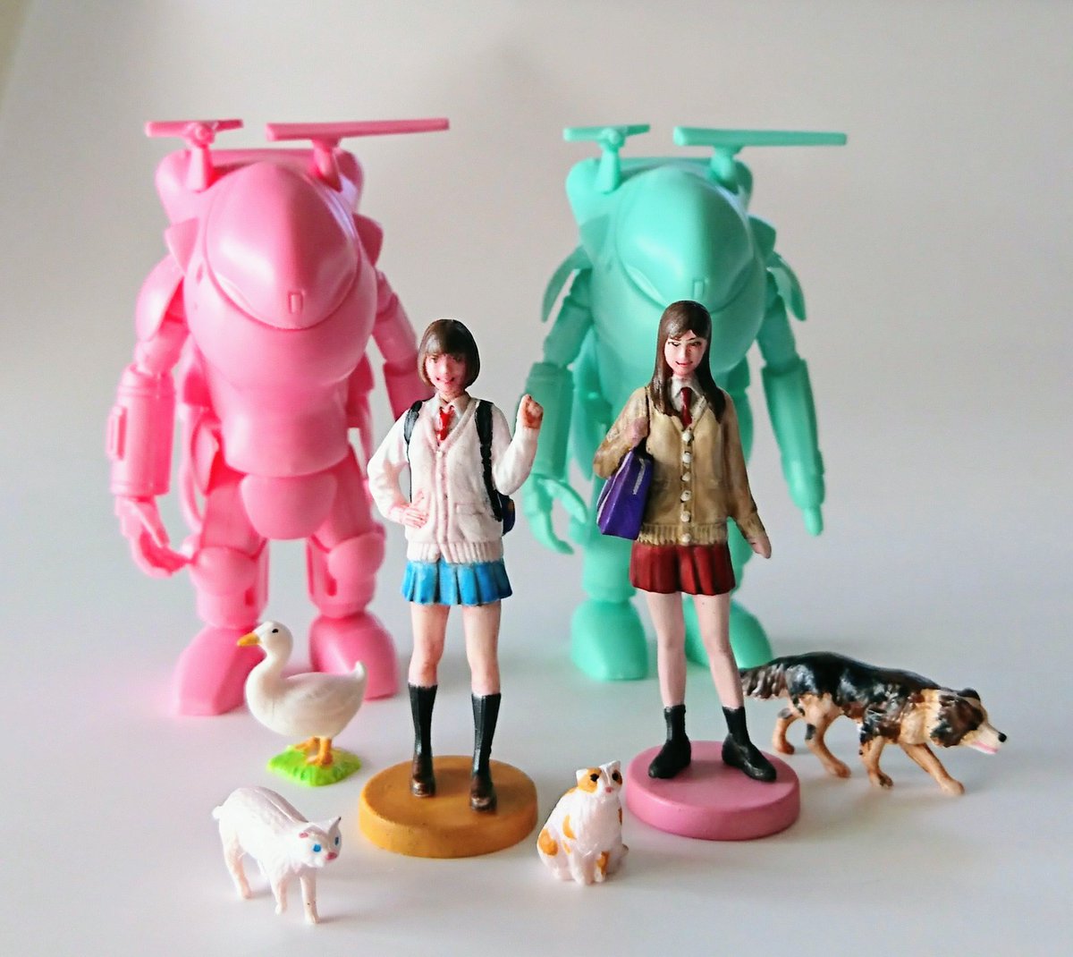 海洋堂35ガチャーネン JKフレンズ #模型 #マシーネンクリーガー