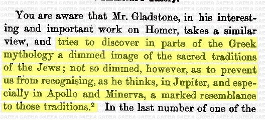 The Greek culture(and by extension her sister the Vedic culture) is a 'dimmed' rip off version of the Jewish tradition!