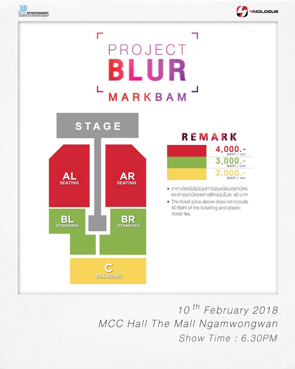 4NOLOGUE's tweet photo. ผังที่นั่งและสิทธิพิเศษ “PROJECT BLUR” MARK and BAMBAM มาแล้ววว
ติดตามรายละเอียดการซื้อบัตรได้ที่ https://t.co/xnydVypzP0
#PROJECTBLUR #PROJECTBLUR1 #MARK #BAMBAM #MARKBAM #GOT7
#JYP #JYPTHAILAND #4NOLOGUE https://t.co/W1miCw9zUF