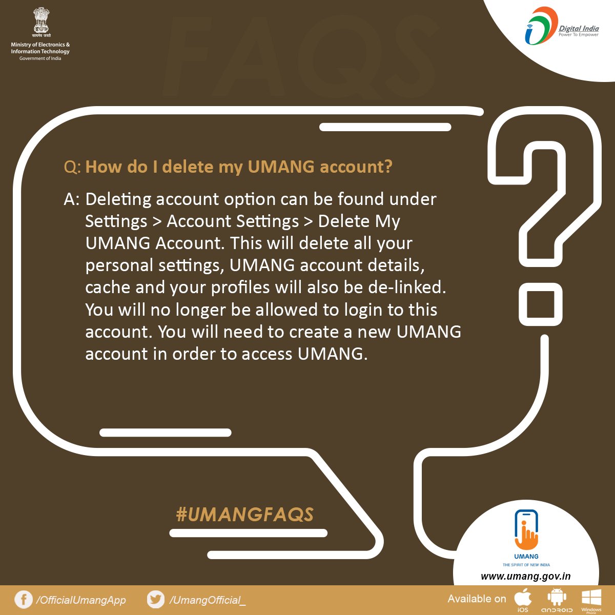 UmangOfficial_'s tweet photo. Here's your #WeeklyUMANGFAQ

Download @UmangOfficial_
mobile app -www.web.umang.gov.in

@GoI_MeitY @rsprasad @_DigitalIndia 

#QuickFacts #DigitalIndia https://t.co/T1E6KKTEXU