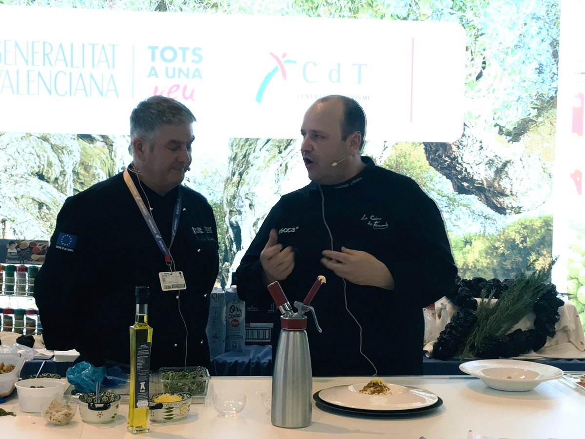 PatriciaPuerta_'s tweet photo. Oferta gastronómica con showcooking de @cuinafernando en #FITUR18 
#Castelló
#Gastronomía https://t.co/Akzlr0a0E8