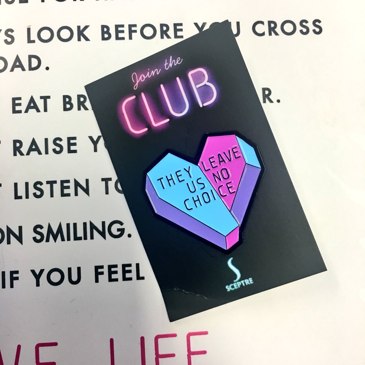 HodderBooks's tweet photo. This year’s must have accessory. 

Proofs of #SuicideClub will be available soon. For the lucky few... https://t.co/FZ5wdq97NT