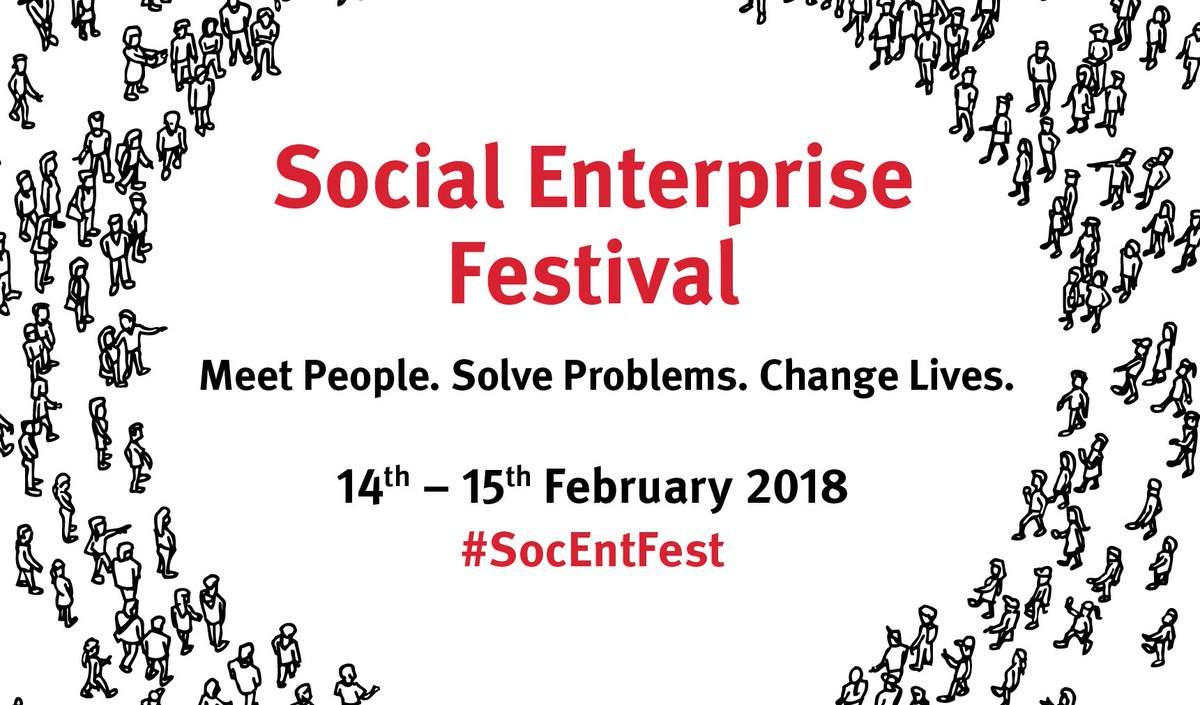 The Social Enterprise Festival returns this February with over 20 events designed to help celebrate and support aspiring and established entrepreneurs visit the website goo.gl/ukV1Za and book your tickets #SocEntFest