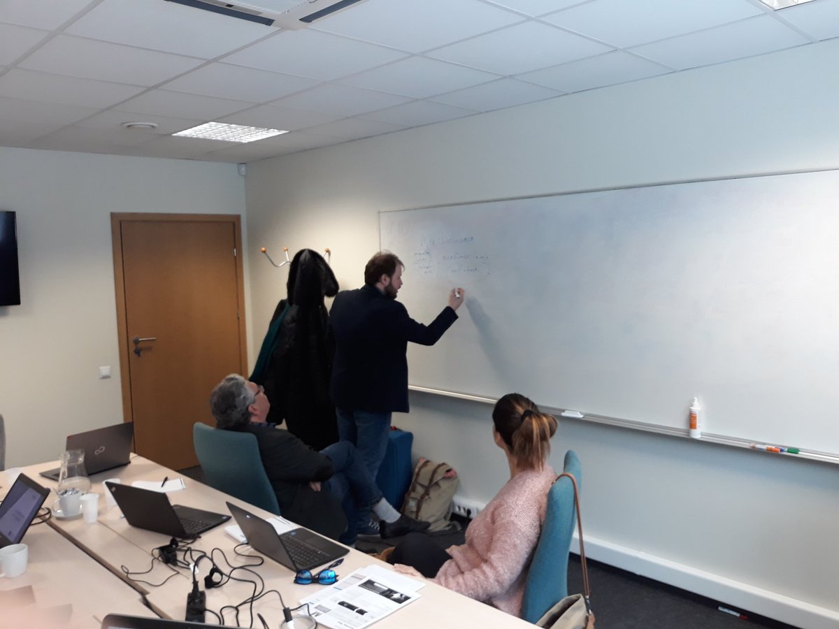 entrena_sandra's tweet photo. Last productive hours in Vilnius! Project launched! #sySTEAM #innovation #education @EscolaVirolai @fundaciorecerca @EUErasmusPlus https://t.co/Cu1bRKmbBU