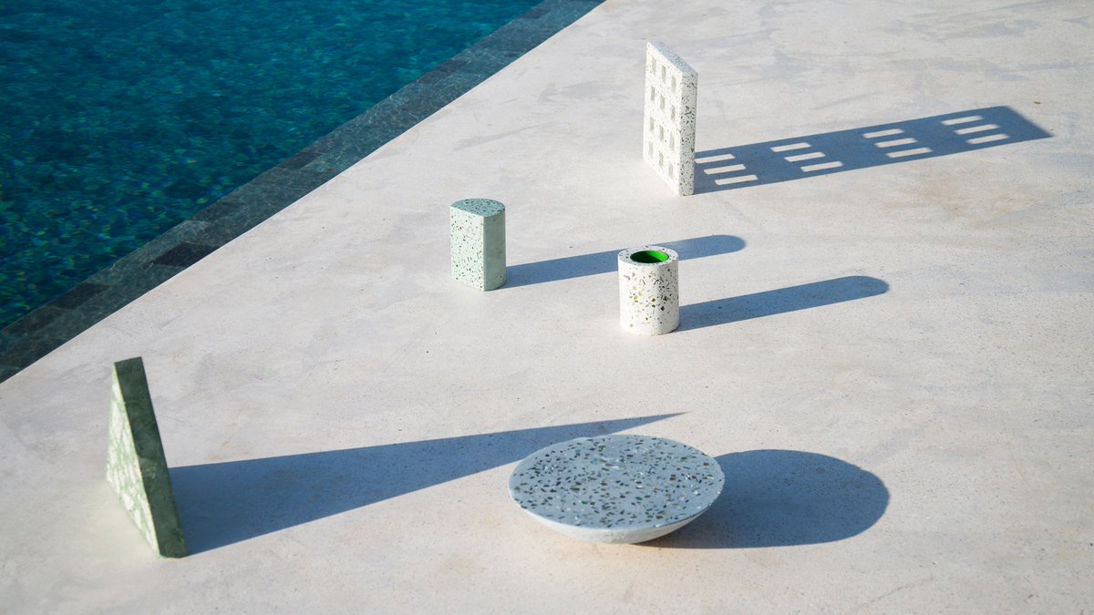 MarinPolishing's tweet photo. Super Local uses waste glass to produce sustainable terrazzo #terrazzo #restoration #terrazo https://t.co/O2zgtLCRYa https://t.co/lrD3xeX0ZY