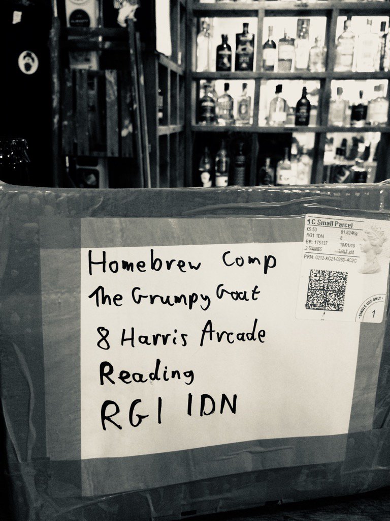 TheGrumpyGoat_'s tweet photo. Another home brew competition entry in! Deadline is approaching.. @ElusiveBrew #homebrew #brewcomp #CraftBeer #rdguk https://t.co/2BNCm14QOY