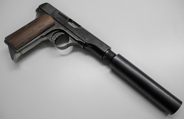 A☆ 木製グリップ ミネフジコ ＨＷ M1910 モデルガン ブローニング 85
