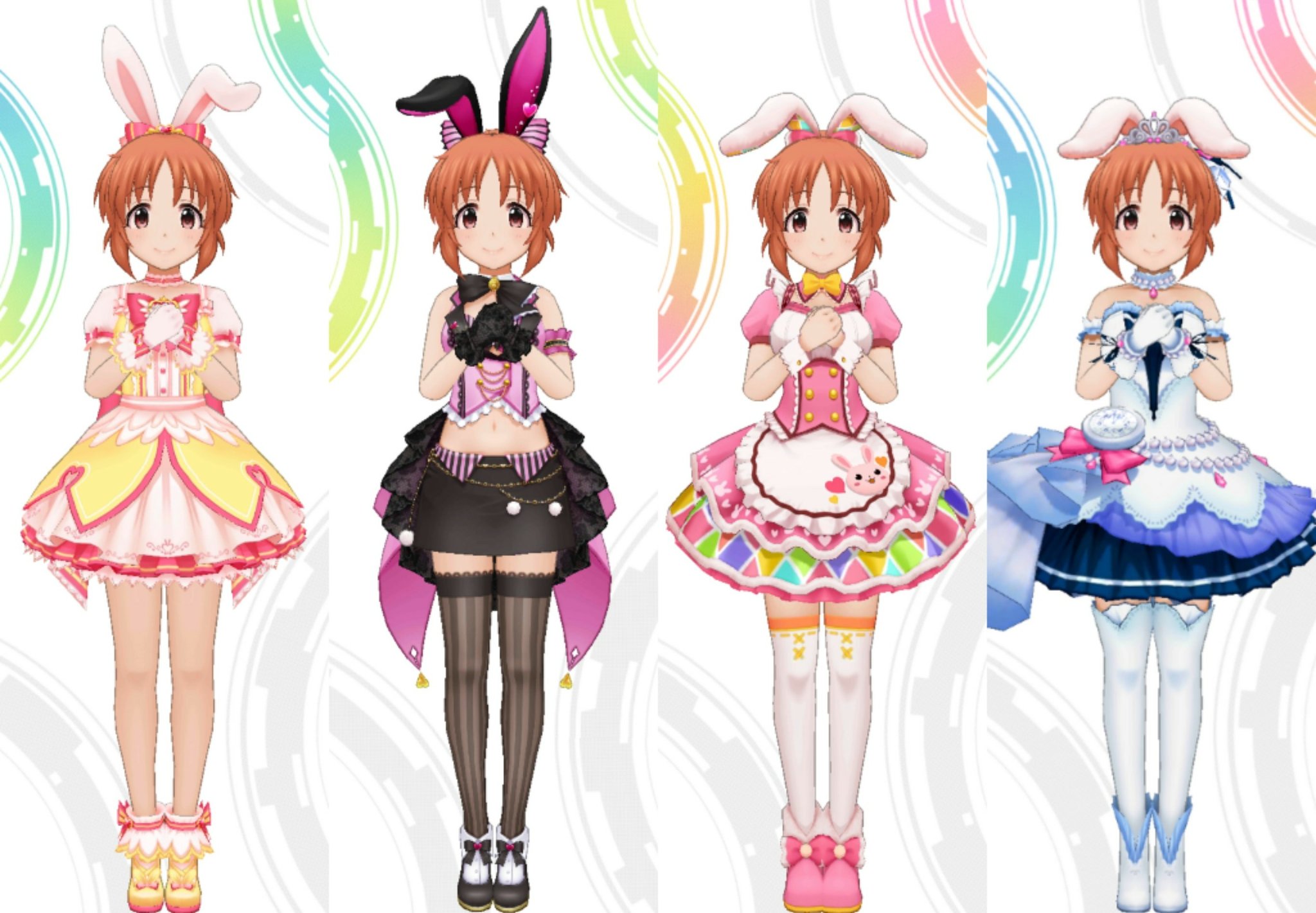 ガチムスメ 5ho A Twitter 安部菜々通常 恒常 限定 フェス限比較 安部菜々 ウサミン Ssr