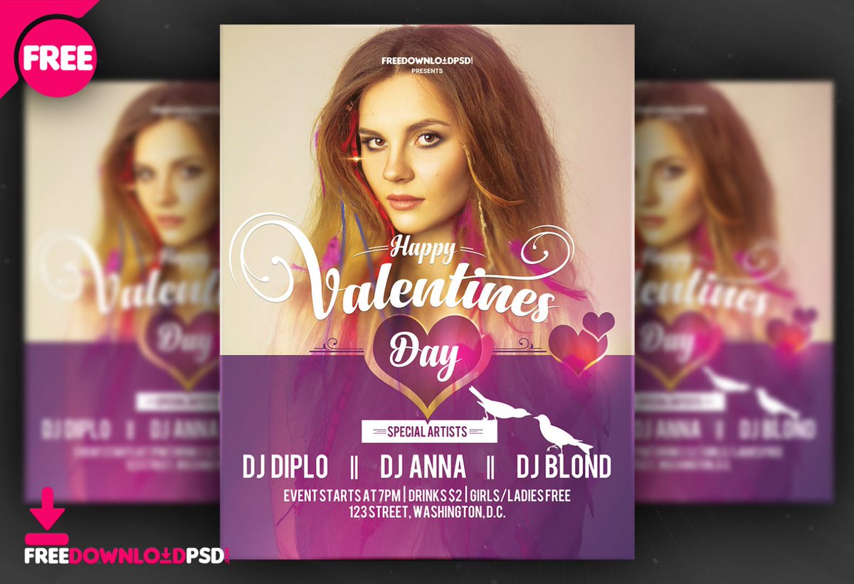 FDownloadPSD's tweet photo. Love Happy Valentine Day Flyer
#Flyers #Print #FreeDownloadPSD #freepsd #ValentineDay #ValentineDay2018 #Party2018 #party #nightParty #Heart #love #Birds
https://t.co/m3vi81nx1A https://t.co/yjJTPOLlBl