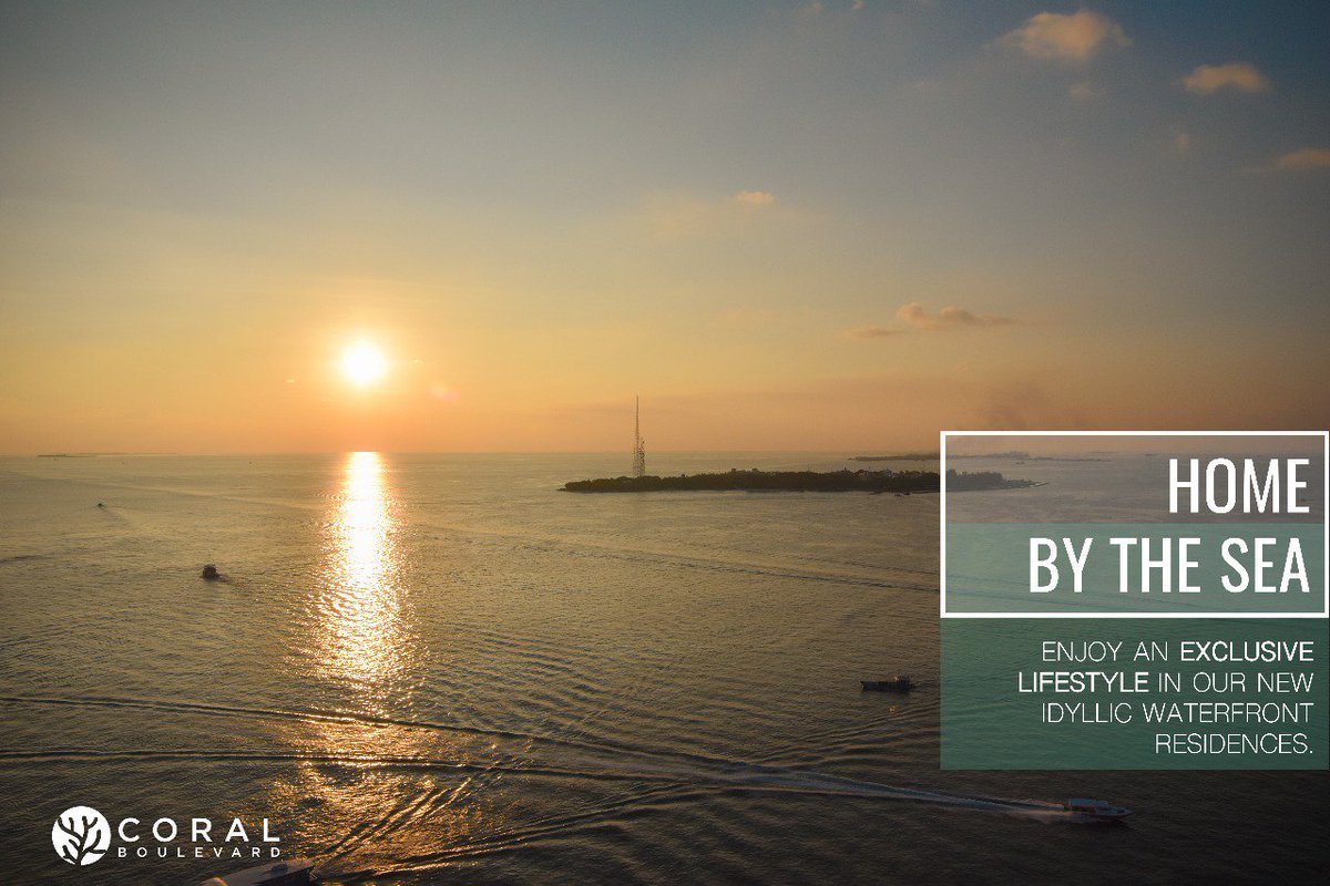 coralboulevard's tweet photo. Appreciate the breathtaking sunsets at the serenity of your own home! #coralboulevard #maldives #sunsets #mixeddevelopment https://t.co/iHPuoMgUmB