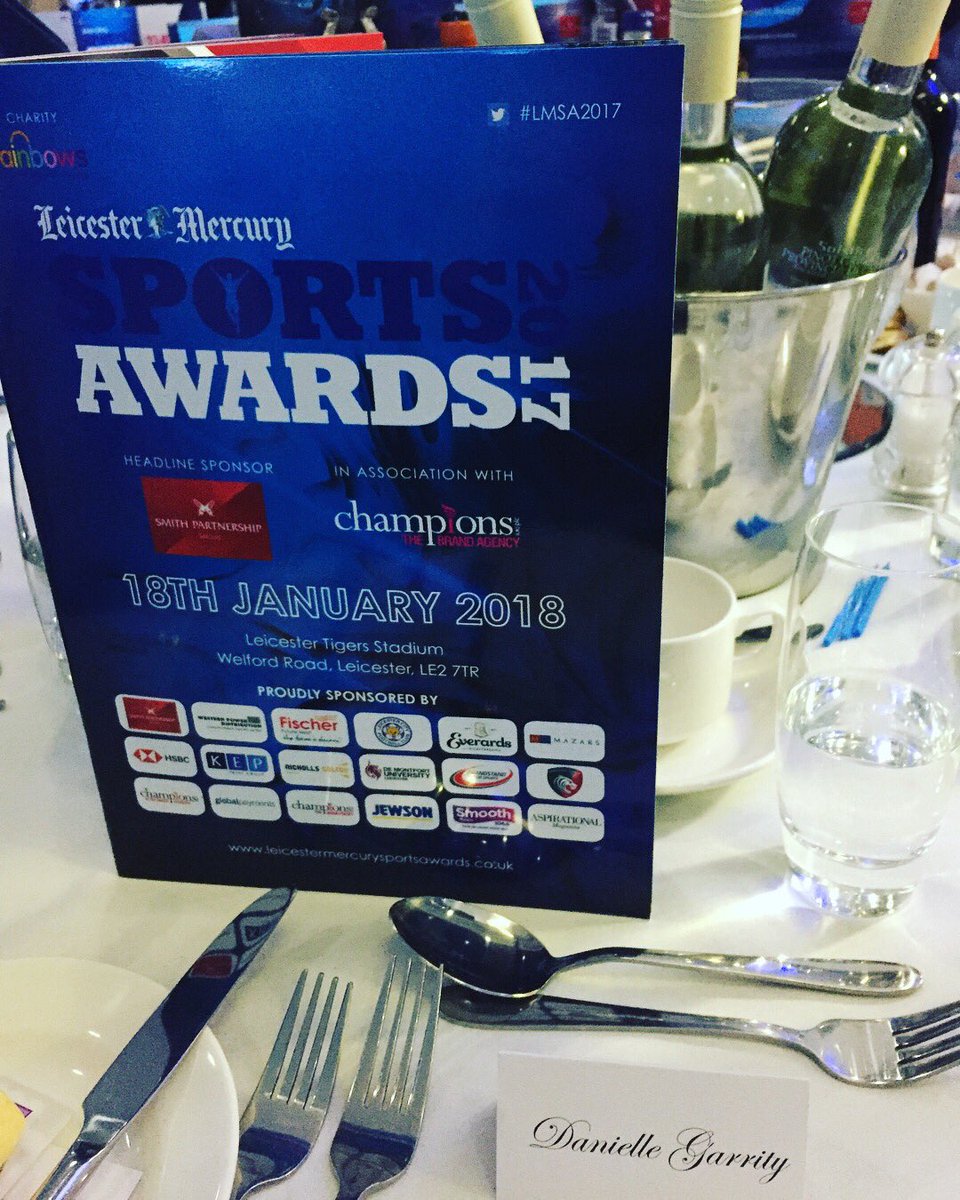SmallmanAndSon's tweet photo. We had a fantastic time. @LMSportsAwards last night. Thank you @ChampionsUKplc for having us. #lmsa2017 #inspirational #sportsawards #leicester #determination #dedication #greatnight https://t.co/XEMQhaIwvG