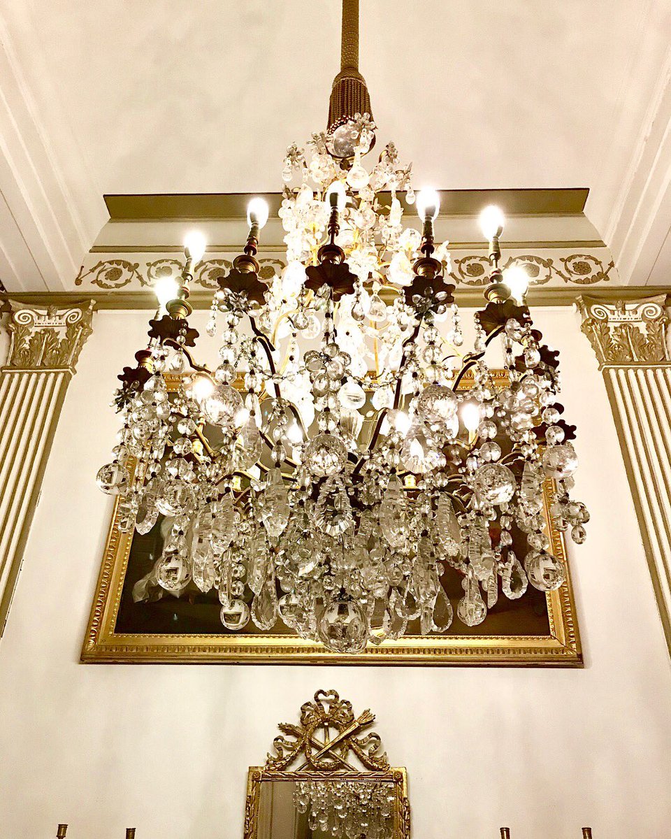 TheBowesMuseum's tweet photo. #morning ☕️ #ConservationUpdate the cleaning for our #18century #chandelier has been done 🌟 it’s all sparkling again and ready to enchant our visitors 🤩 #congratulation to our #conservation team for yet another amazing job #deepclean #museumlife https://t.co/Cg0rcO7X1L
