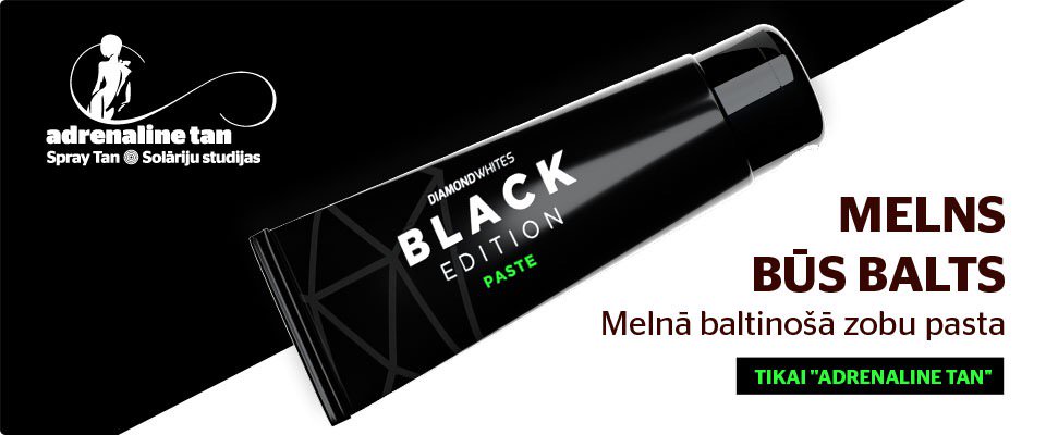 🔜 drīzumā "Adrenaline Tan" studijās! Jā,jā - melna baltinošā zobu pasta!