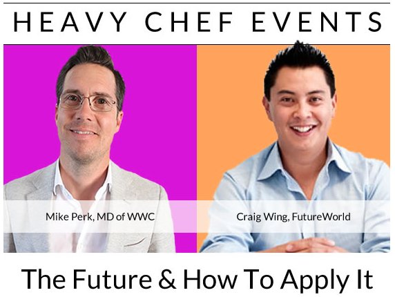 Innovation is driving businesses beyond perceived limits. Join Mike Perk and Craig Wing for an inspiring talk on digital transformation trends for 2018. Dates are 25th and 30th January in JHB and CPT respectively. Book your seat now! bit.ly/2DseRPr #heavychef