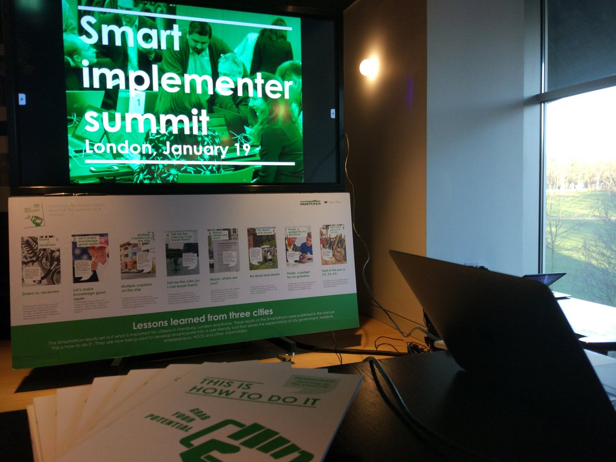smarticipate's tweet photo. Just kicking off our final Smartathon in @rbkc at the @DesignMuseum. We've got a day full of interesting presentations, and plenty of time to play around with the smarticipate platform! https://t.co/aeGo5RShkA