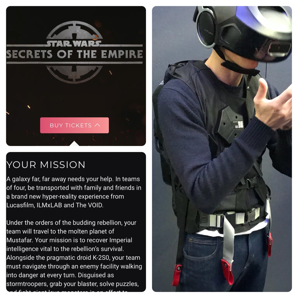 immersiveguy's tweet image. For marketers still not grasping the potential of #VR, limited time to experience #starwars @voidvr @westfieldlondon. Just as cinema paved the way for Netflix, Location Based VR (LBVR) will do the same for home VR adoption. (Paintball X  Epic film X PC level gaming = LBVR)