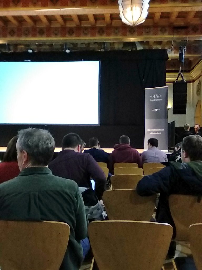 bobi_g's tweet photo. At <FEN/> #FrontEndNorth conference in Sheffield https://t.co/SE4yPLsFyd