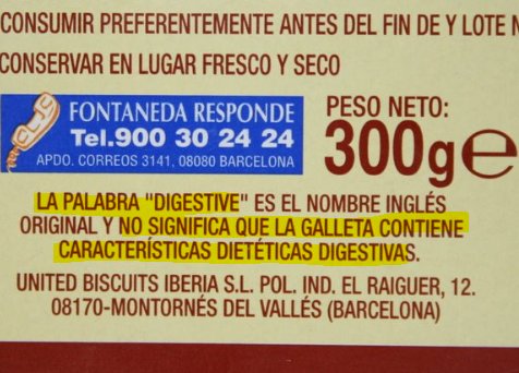 Las galletas DIGESTIVE :

-NO son más digestivas
-NO son bajas en azúcar
-NO son más sanas

vía <a href="/pzjarana/">Pablo Zumaquero Jarana</a>