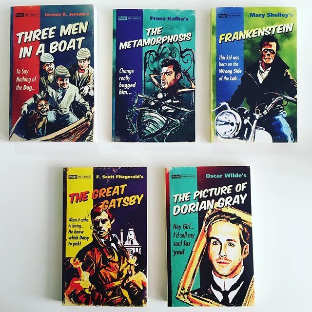 willoughbybooks's tweet image. Each cover of these Pulp: The Classics titles features a famous face (or famous faces!). Who can you spot? Let us know! We think the hardest one to get is the dashing stranger on The Great Gatsby cover...