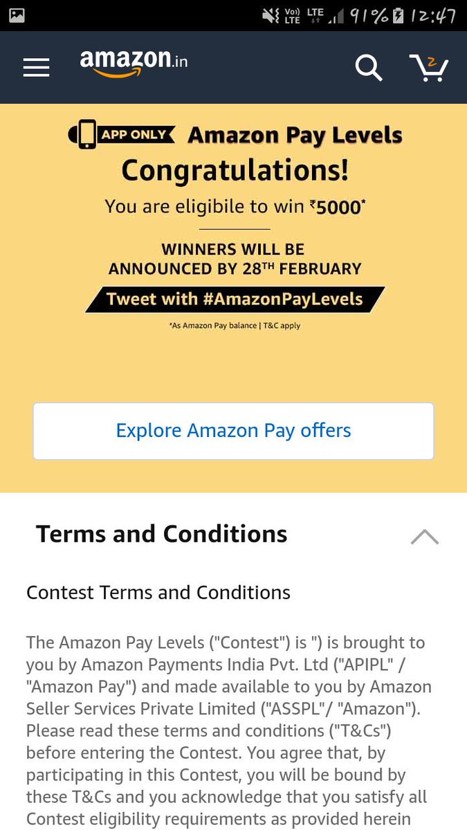 vk_junkie's tweet photo. #AmazonPayLevels
Wonderfully done three levels by me..๐ค๐ค๐ค
#FingerCrossed ๐ค๐ค๐ค๐ค๐ค https://t.co/XytMjP9Ibj