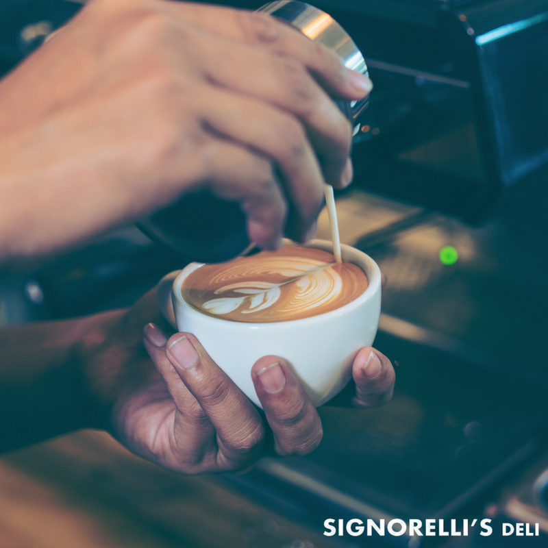 No one does coffee like the #TheItalianWay! Warm up with one of our authentic hot beverages at Signorelli's.