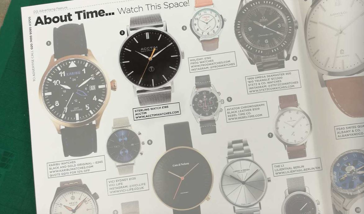 AcctimClocks's tweet image. About Time... Watch This Space! Jan/Feb @BritishGQ 
#AcctimTime #AbsoluteAccuracy #AcctimDesign acctimwatches.com