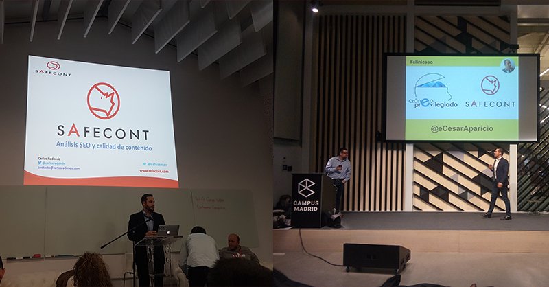 SafecontES's tweet photo. Ayer https://t.co/7OaOBuPDVq estuvo presente en dos eventazos como son @eventoSEO y @clinic_seo
¡Nos vemos en los próximos!
#eventoSEOtools #ClinicSEO
@eCesarAparicio @carlosredondo https://t.co/rWRCaAjk5y