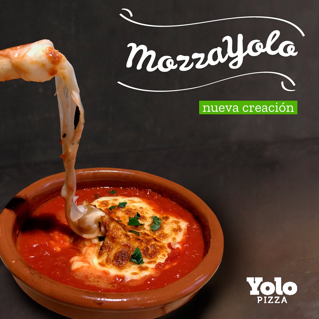 YoloPizzeria's tweet photo. Ven hoy (19/01/18) o mañana (20/01/18) a Yolo y consigue un MozzaYolo GRATIS con tu pizza sin límite de ingredientes al mostrar este tweet.
🍕🧀 Solo tienes que ser del Club Yolo o inscribirte gratis en ese momento. https://t.co/eqMSleotXO