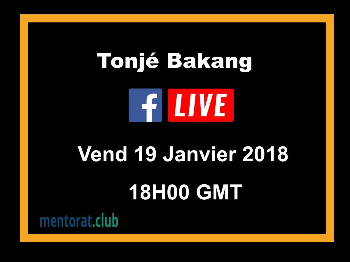 mentoratclub's tweet photo. ** Comment réussir à intégrer les #incubateurs comme #TheFamily ou #YCombinator ? **
C'est tout à l'heure à 18H00 avec Tonjé Bakang, Fondateur de #AFROSTREAM - et Part time Director de #TheFamily. Ne ratez pas le RDV!
#startups #entrepreneuriat #afroStream #mentoratLive https://t.co/W5jGJEE9VC